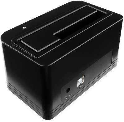 Докстанция 2.5"/3.5" Gembird HD32-U2S-4, черный, USB 2.0, SATA, HDD/SSD