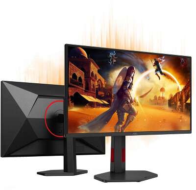 Монитор 25" AOC Q25G4SR Black (IPS, 2560x1440, 300Hz, 0.3 ms, 178°/178°, 450 cd/m, 1000:1, +2xHDMI 2.1, +DisplayPort 1.4, +MM)