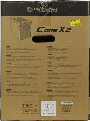 Корпус Thermaltake Core X2, Window, черный, mATX, без БП (CA-1D7-00C1WN-00)