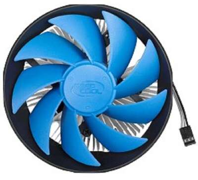 Cooler Deepcool GAMMA ARCHER {Soc-1150/1155/1156/AM2+/AM3+/FM1/FM2, 3pin, 21dB, Al, 95W, 301g, clamp}