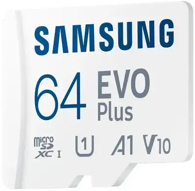 Флеш карта microSDXC 64GB Samsung MB-MC64SA EVO Plus + adapter