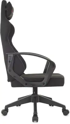 Кресло игровое Zombie Carry черный/серый с подголов. крестов. пластик пластик черный