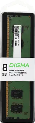Модуль памяти DDR5 DIMM 8Gb DDR4800 Digma (DGMAD5480008S)