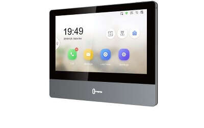 Видеодомофон Hikvision DS-KH8350-WTE1 серебристый