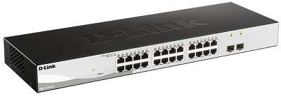 Коммутатор D-Link DGS-1210-26/FL2A Управляемый L2 коммутатор с 24 портами 10/100/1000Base-T и 2 портами 1000Base-X SFP
