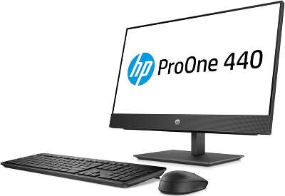 Моноблок HP ProOne 440 G4 23.8" FHD i5-8500T/8/500/Multi/WF/BT/Cam/Kb+Mouse/W10Pro,черный (4NT90EA)