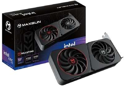Видеокарта MAXSUN Intel Arc B580 Milestone 12G DDR6, 192bit, 3* DP/HDMI, 2 FAN RTL