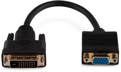 Переходник Buro DVI-D (m) VGA (f) 0.23м (BU-DVI-VGA) черный