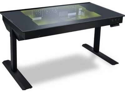 Корпус LIAN-LI DESK, черный, EATX, Без БП (DK-05FX)