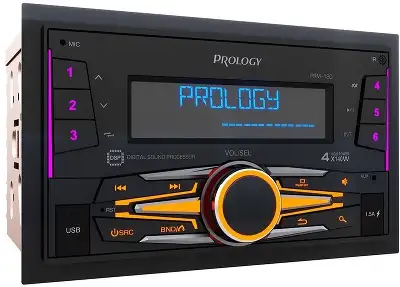 Автомагнитола Prology PRM-120 2DIN 4x140Вт v4.2 AUX DSP 3 ПДУ (PRPRM120)
