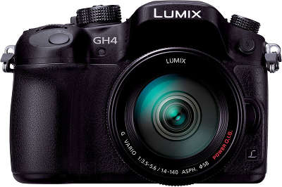 Цифровая фотокамера Panasonic Lumix DMC-GH4HEE-K Black kit (Micro 4/3 14-140 mm)