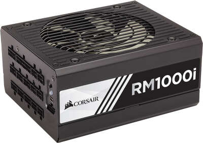 Блок питания 1000W Corsair RM1000i [CP-9020084-EU], 80+ Gold, модульный
