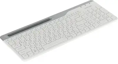 Клавиатура A4Tech Fstyler FBK25 белый/серый USB беспроводная BT/Radio slim Multimedia