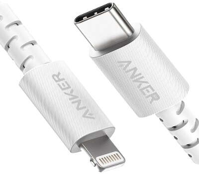 Кабель Anker PowerLine Select+ USB-C to Lightning Cable, 1.8 м, White [A8618H21]