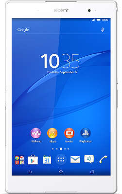 Планшетный компьютер 8" Sony Xperia™ Z3 Tablet Compact 16 ГБ LTE, белый [SGP621RU]