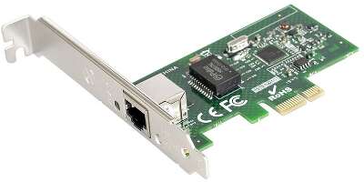 Exegate EX283723RUS Сетевой адаптер EXE-i210AT PCI Express 2.0 10/100/1000Mbps 1xRJ-45 (Copper) Intel WGI210AT
