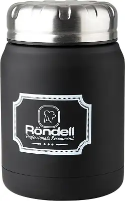 Термос для еды Rondell Picnic RDS-942 0.5л. черный картонная коробка