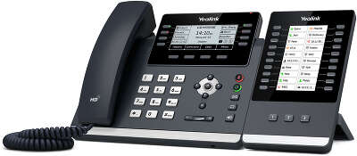 SIP-T43U, 12 аккаунтов, 2 порта USB, BLF, PoE, GigE, без БП