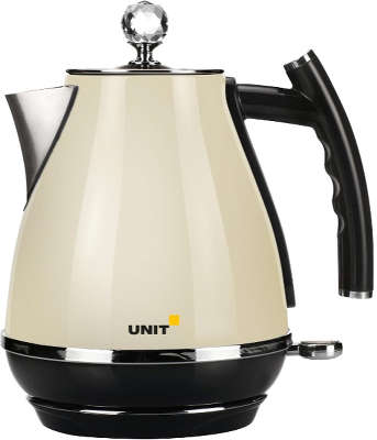Чайник UNIT UEK-263, сталь, цветная эмаль, бежевый