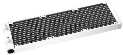 Система водяного охлаждения Deepcool LQ360 Wh ARGB Soc-AM5/AM4/1200/1700/1851 белый 4-pin 32dB Al LCD 350W 1840gr Ret (R-LQ360-WHDSMC-G-1)
