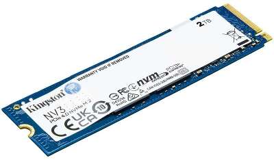 Kingston SSD NV3, 2000GB, M.2(22x80mm), NVMe, PCIe 4.0 x4, 3D TLC SNV3S/2000G