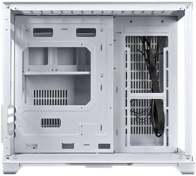 Корпус 1STPLAYER MEGAVIEW MV6, белый, mATX, Без БП (MV6-WH)