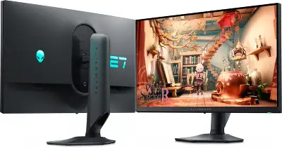 Монитор Dell 27" Alienware AW2724DM черный IPS LED 16:9 HDMI матовая HAS Piv 1000:1 400cd 178гр/178гр 2560x1440 180Hz G-Sync FreeSync Premium Pro DP Quad 2K (1440p) USB 6.75кг