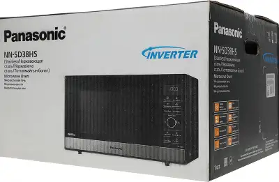 Микроволновая Печь Panasonic NN-SD38HSZPE 23л. 1000Вт черный/серебристый