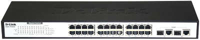 Коммутатор D-Link DES-1026G/E1A неуправляемый 19U 24x10/100BASE-TX 2x10/100/1000BASE-T 2x10/100/1000BASE-T/Min