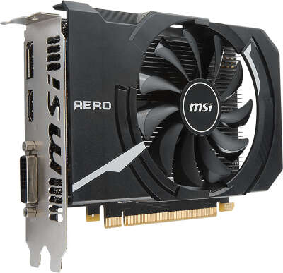 Видеокарта PCI-E NVIDIA GeForce GTX 1050TI 4096MB GDDR5 MSI AERO ITX [GTX1050TI AERO ITX 4G OCV1]