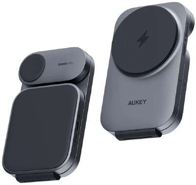 Aukey беспроводное зарядное устройство 3in1 travel Qi2 (AMC-LC-MC312)