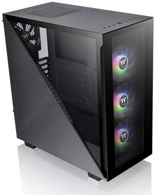 Корпус Thermaltake Divider 300 TG ARGB CA-1S2-00M1WN-01 Black/Win/SPCC/Tempered Glass*2/120mm Standard Fan*1/120mm CA-1S2-00M1WN-01 ARGB Fan*3 (527453)