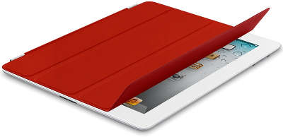 Кожаный чехол Apple Smart Cover для iPad 2/3/4, Red [MD304]