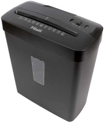 Уничтожитель бумаг Filum FL-SH013-04S 6 листов, безоп. 4ур., 13литров, 3,2м/мин, ур. шума: 68Дб (1110413)