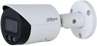 DAHUA DH-IPC-HFW2849SP-S-IL-0360B Уличная цилиндрическая IP-видеокамера SmartDualLight 8Мп, 1/2.7” CMOS, объектив 3.6мм, видеоаналитика, микрофон, ИК 30м, LED 30м, IP67, металл