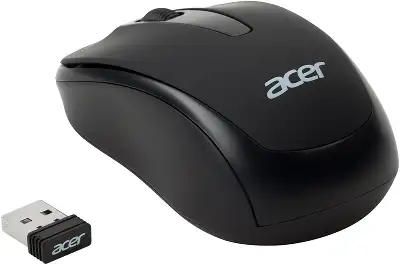Мышь Acer OMR133 черный оптическая 1000dpi беспров. USB для ноутбука 3but (ZL.MCEEE.01G)