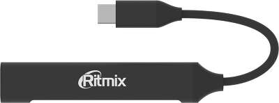 Концентратор USB Type-C Ritmix CR-4401 Metal