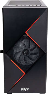 Корпус GameMax Cyclops BR, черный/красный, mATX, Без БП (Cyclops BR)