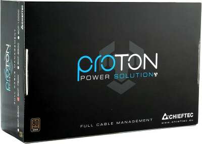 Блок питания Chieftec ATX 750W Proton BDF-750C 80+ bronze 24pin APFC 140mm fan 6xSATA Cab Manag RTL