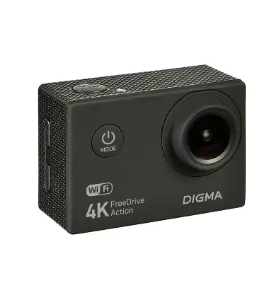 Видеорегистратор Digma FreeDrive Action 4K WiFi черный 8Mpix 2160x3840 2160p 150гр. Allwinner V3