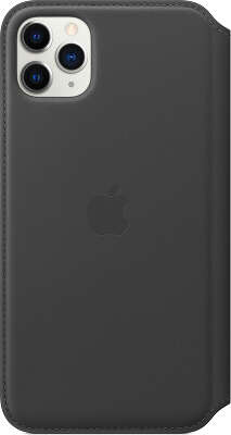 Кожаный чехол для iPhone 11 Pro Max Apple Leather Folio, Black [MX082ZM/A]