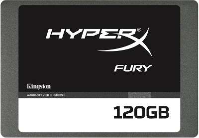 Твердотельный накопитель 2.5" SATA3 120GB Kingston HyperX Fury [SHFS37A/120G]