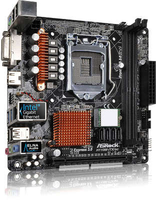 Мат. плата ASRock H110M-ITX/AC