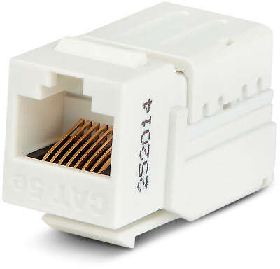 Модуль Hyperline KJNE-8P8C-C5E-90-WH информ. KeystoneRJ45 кат.5E UTP бел. (упак.:1шт)