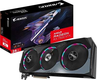 Видеокарта GIGABYTE AMD Radeon RX 7900 XTX AORUS ELITE 24Gb DDR6 PCI-E 2HDMI, 2DP