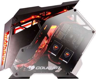 Корпус COUGAR Conquer, разноцветный, ATX, Без БП (385LMR0.0006)