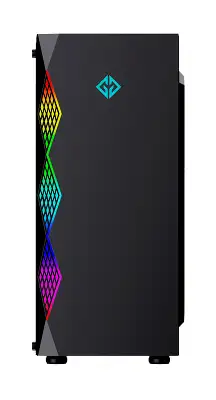 Корпус GMNG OGC-G110 черный без БП ATX 5x120mm 2xUSB2.0 1xUSB3.0 audio bott PSU