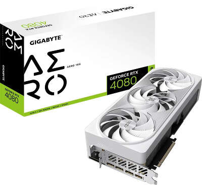 Видеокарта GIGABYTE NVIDIA nVidia GeForce RTX 4080 Aero 16Gb DDR6X PCI-E HDMI, 3DP