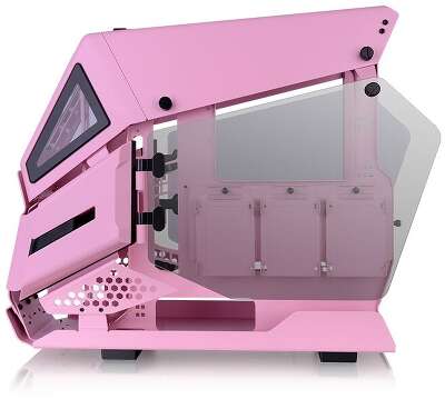 Корпус Thermaltake AH T200 Pink, розовый, mATX, Без БП (CA-1R4-00SAWN-00)