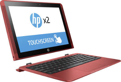 Ноутбук HP x2 10-p004ur Red 10.1" HD Touch X5-Z8350/4/64SSD/WF/BT/CAM/W10 (Y5V06EA)